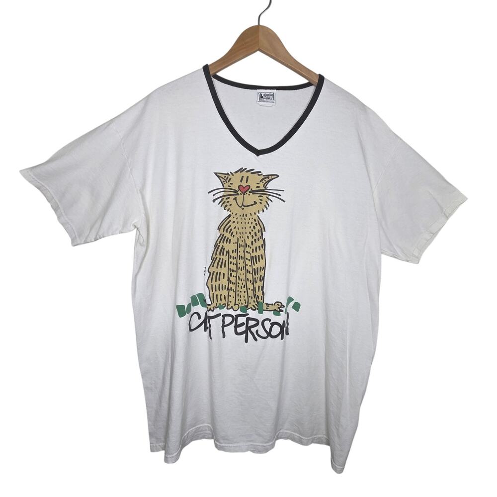 Emerson Street Clothing Co Cat Person Whimsical Cotton Nightshirt OSFA Cat Lady